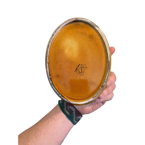 Vintage Portugal Ceramic Rabbit, Soup Tureen, Lidded Box, Easter Deco Classic - Picture 8 of 11